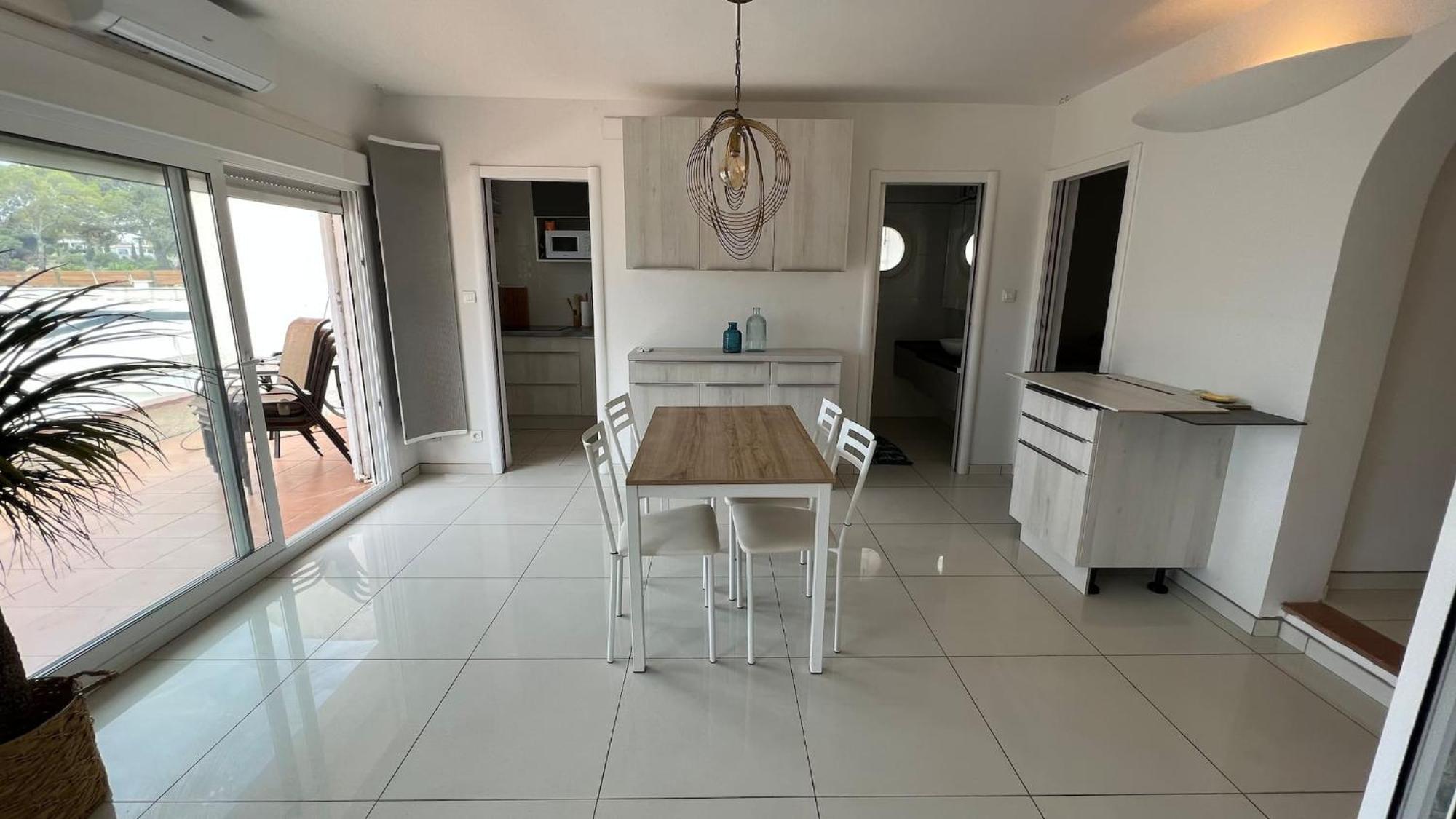 Precioso Apartamento Moderno En Primera Linea Del Mar Av-11 罗萨斯 外观 照片